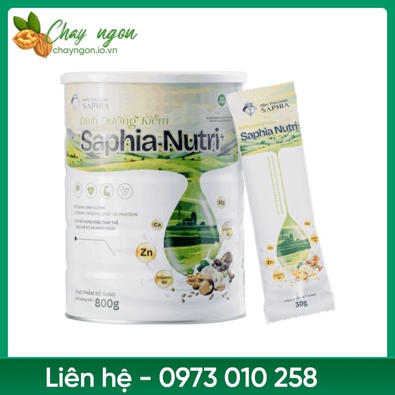 sữa kiềm saphia nutri+