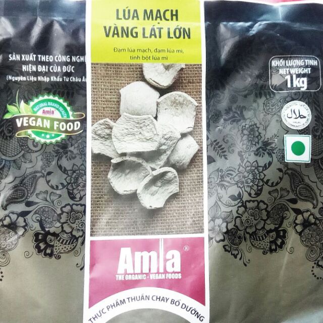 Sườn Non Chay khô AmLa 1kg - Sườn chay khô Lúa mạch vàng Lát Lớn