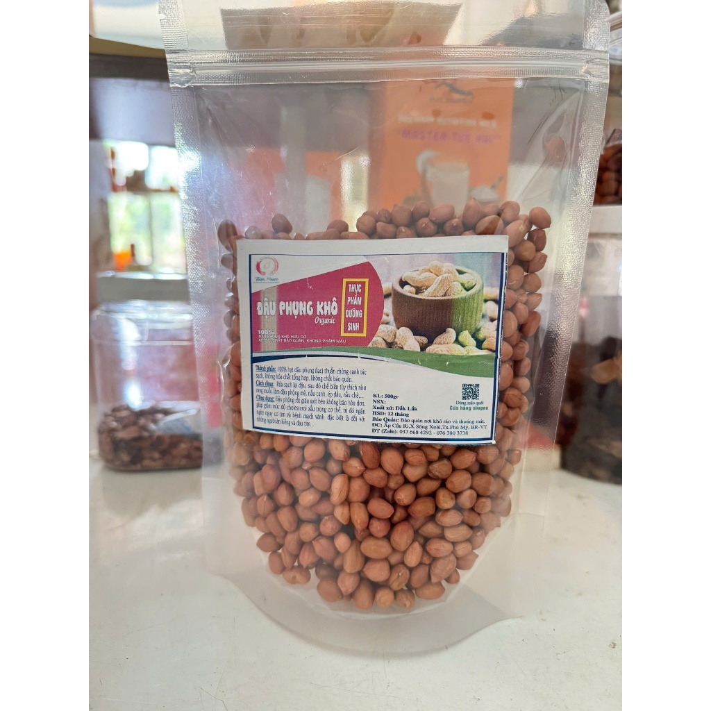 Đậu phộng trắng bốc vỏ khô canh tác sạch - Lạc trắng bốc vỏ khô
