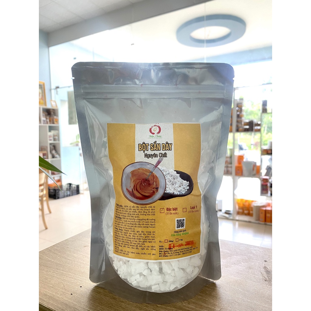 Bột Sắn Dây Đặc Biệt (500g) - Nguyên chất 100% - Lọc 35 nước kiềm - Theo PP Ohsawa