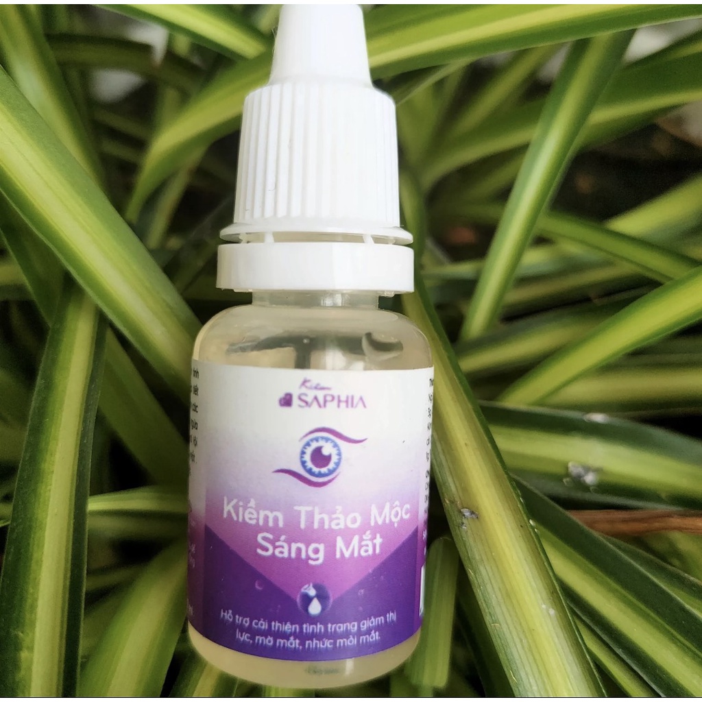 Nước Kiềm Nhỏ Mắt Saphia - Kiềm Sáng Mắt Quy Nguyên 10ml