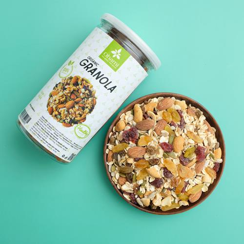 Ngũ Cốc Granola siêu hạt ăn liền - Cho người ăn kiêng, Không đường
