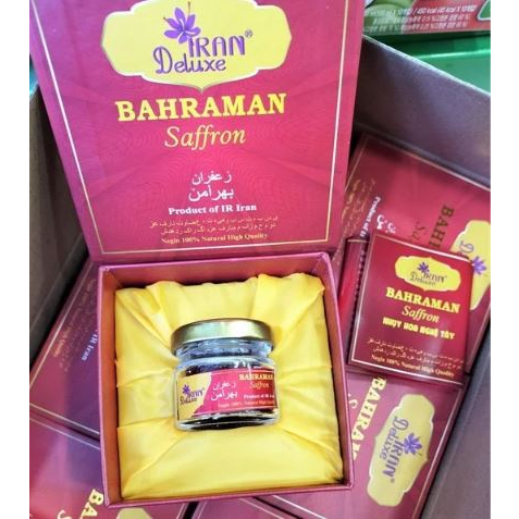 Saffron Bahraman Iran Deluxe Nhụy Hoa Nghệ Tây Chính hãng 1g